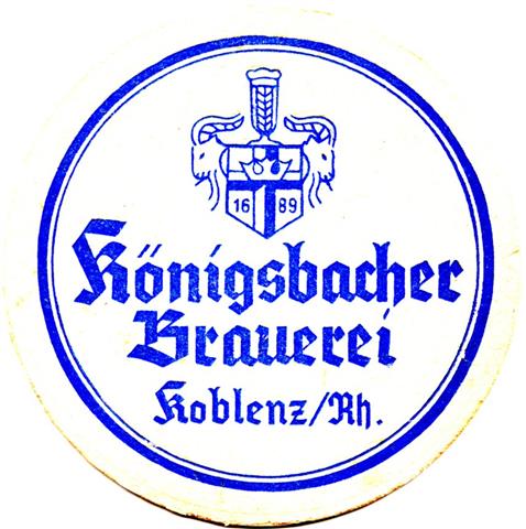 koblenz ko-rp knigs rund 1stg 5a (215-o wappen-blau-u koblenz rh) 